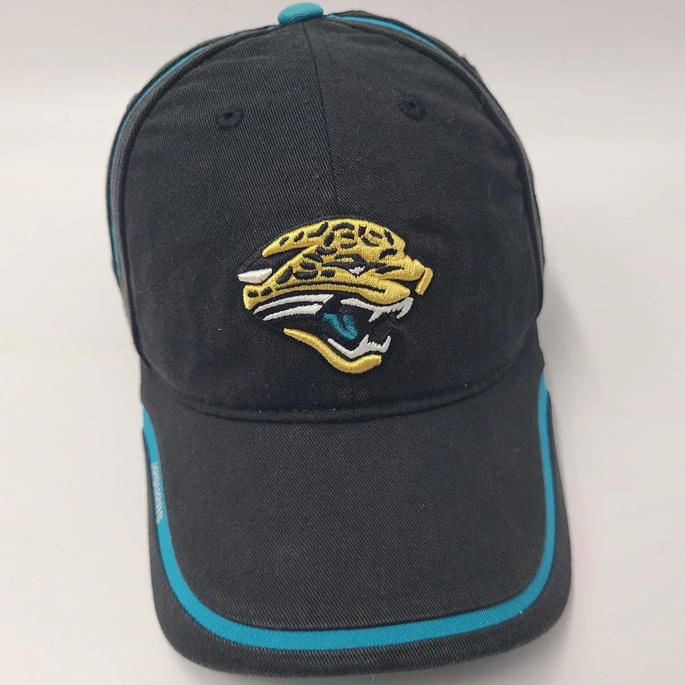 Jacksonville Jaguars Hat Adjustable Reebok Black Blue NFL‎ Football Casual Men